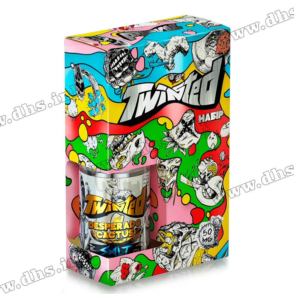 Набір для самозамісу Twisted Salt 30 мл (50 мг) - Desperado Cactus (Кактус, Ягоди)